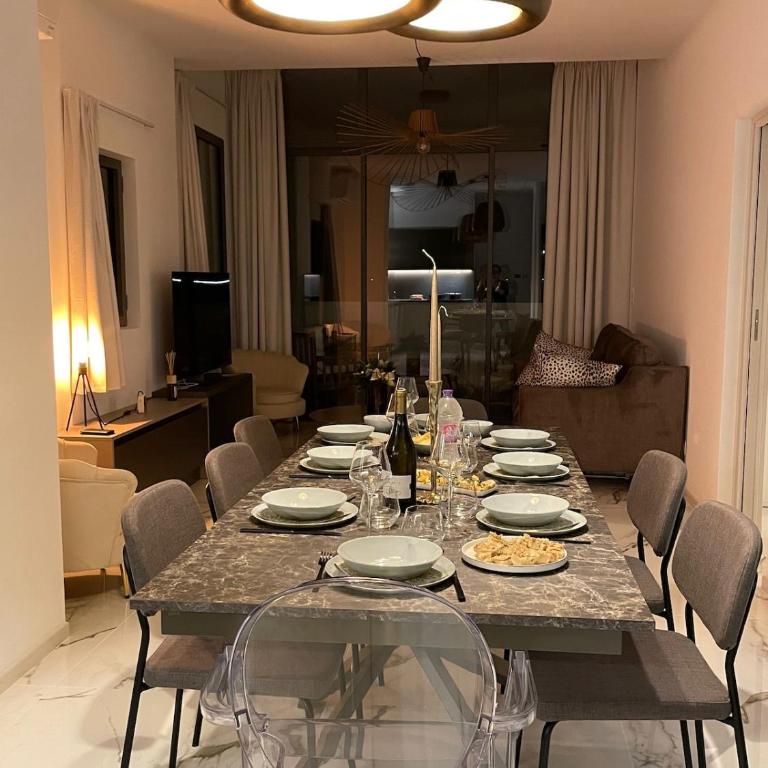 Appartement de luxe type 4 Eden Suite Sanguinaires vue mer avec piscine chauffée résidence Ajaccio - Apartment mit 3 Schlafzimmern - 65