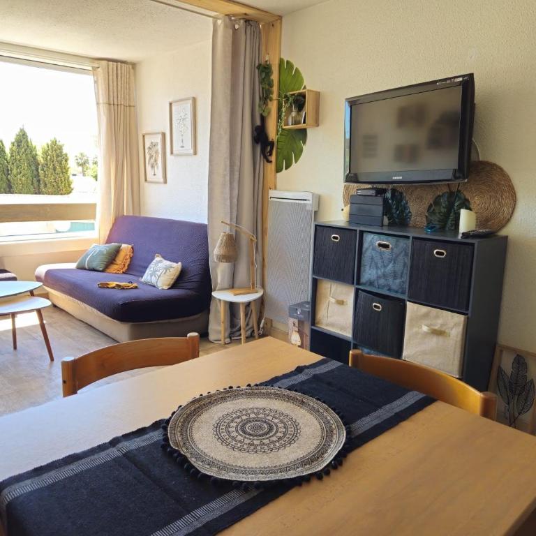 Studio Cabine avec Piscine et Place de parking privée CAP D'AGDE - Apartment - 12