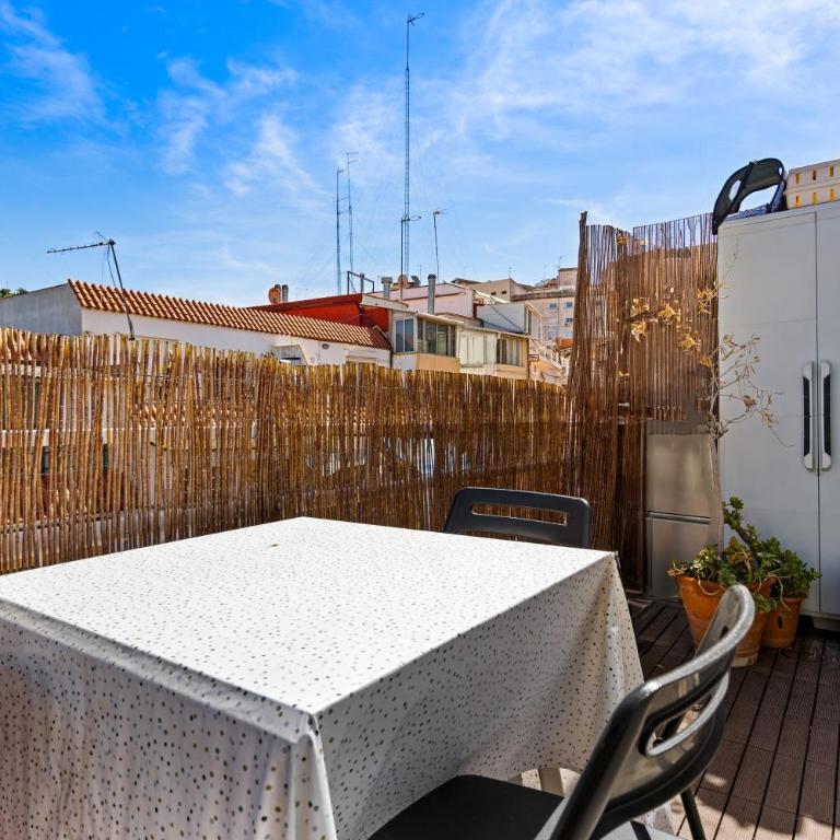 55m² Monthly Base w Terrace AC - Apartment with Sea View - 14