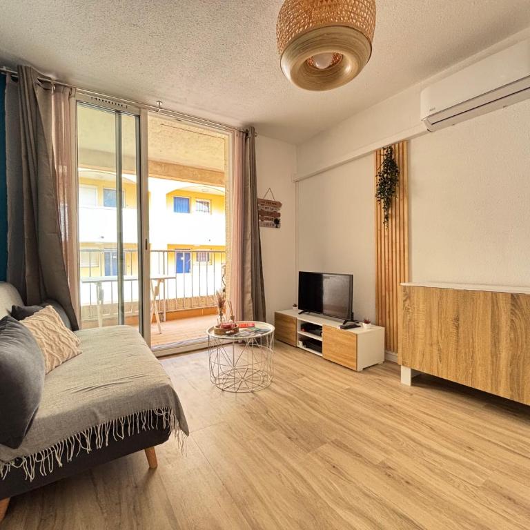 Appartement Gruissan climatisation et piscine - Appartamento con 1 Camera da Letto - 12