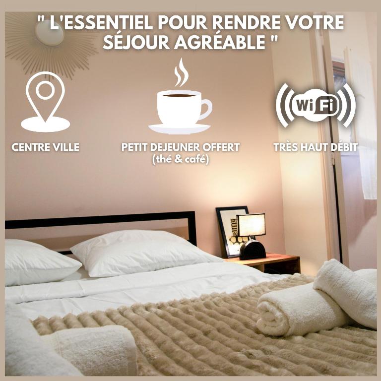 Le Jaude, T2 rénové Centre ville I WIFI Confort et cosy - Apartment mit 1 Schlafzimmer und Gartenblick - 1