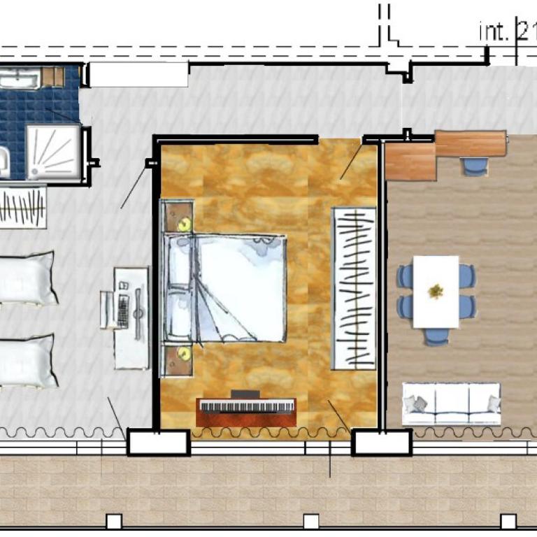 21A - Vista mare a 2 passi da tutto - Appartamento con 2 Camere da Letto - 14