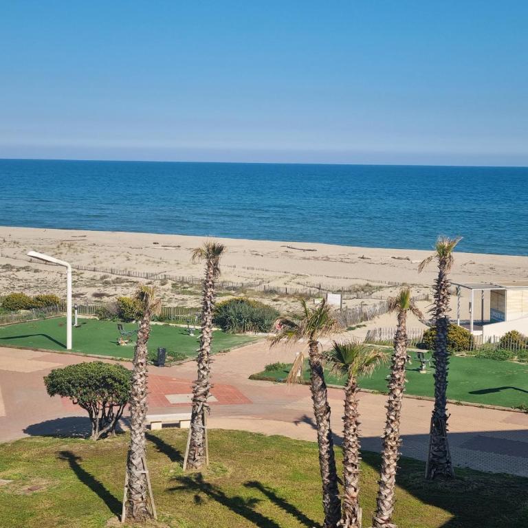 FRONT DE MER, CLIM, Vue magnifique, Appt 5 couchages, Secteur Lydia Grande Plage - Apartment mit 2 Schlafzimmern - 27