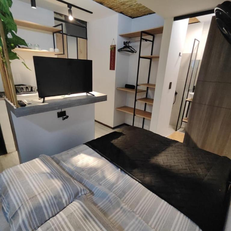 Mini apartaestudio ideal para viajeros - Apartamento Estudio - 1 cama doble - 1