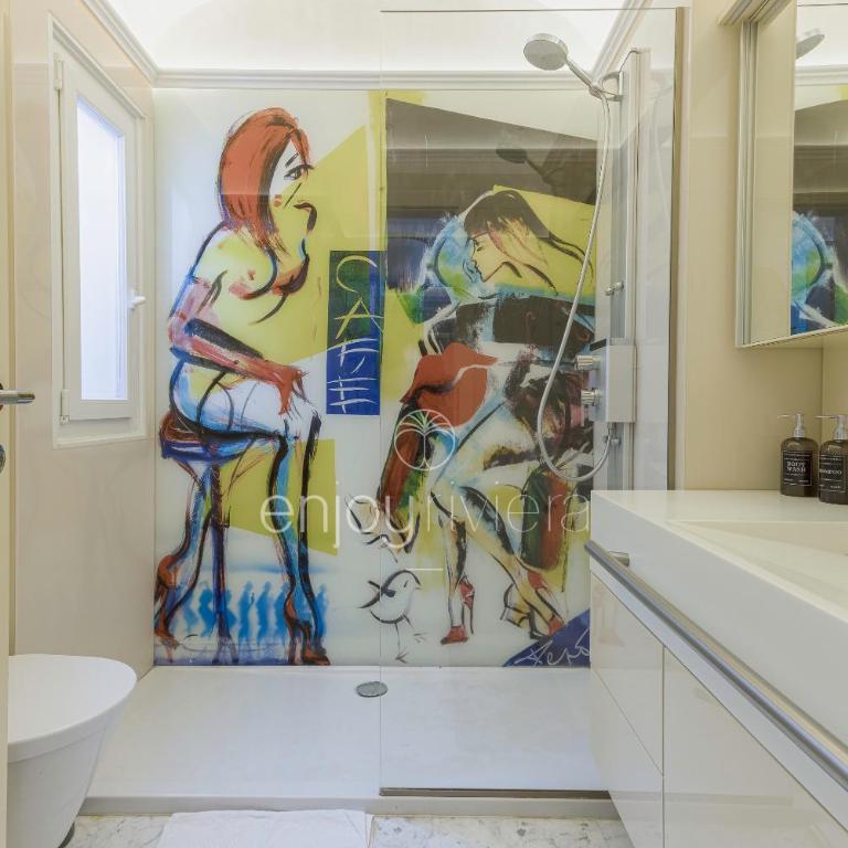 Palais Miramar Suite Art Modern - Derniere étages Vue Mer - 75m de confort - En Face des Plages -WIFI - Clim - Apartamento de 1 dormitorio - 11