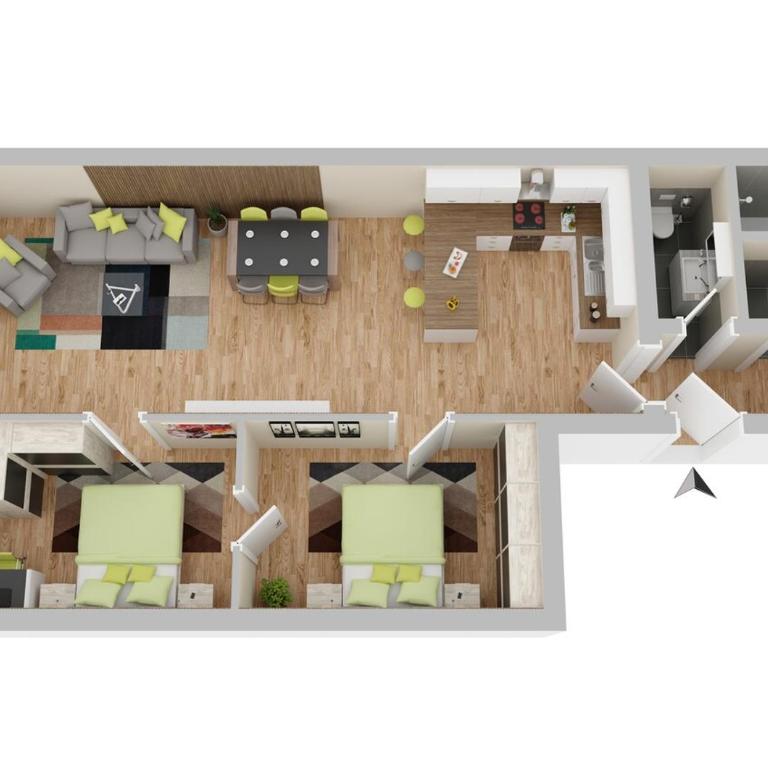 Prime Old Town Location Apartment with 2 Bedrooms for 1-6 Guests - Appartamento con 2 Camere da Letto - 21