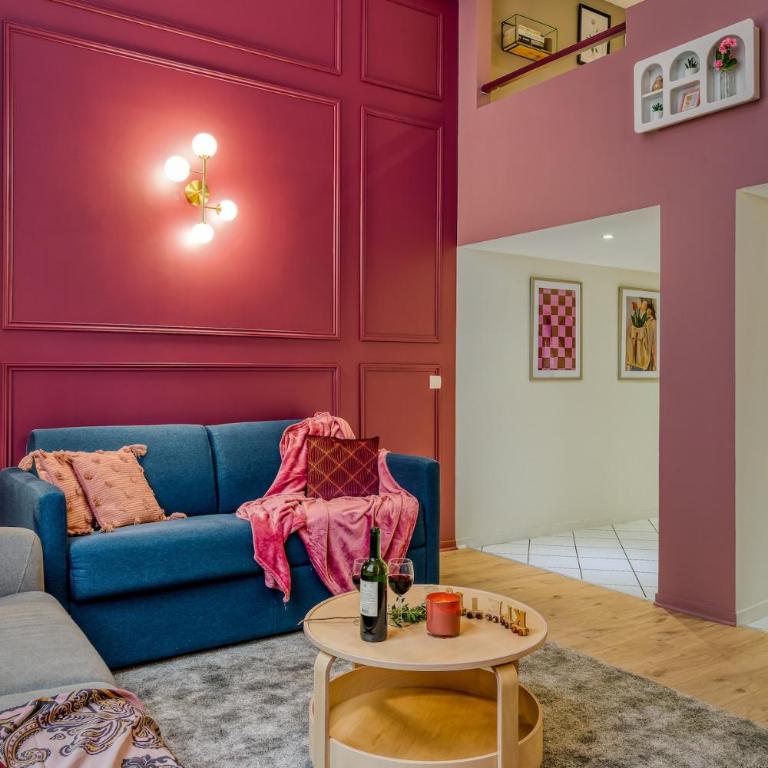 Chronos by Kleidos, Grand duplex, 4 personnes, 3 minutes Gros Horloge & Opéra de Rouen - Appartamento con 1 Camera da Letto - 50