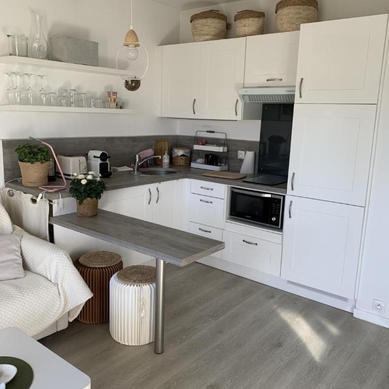 Charmant T2 a 500 m du port avec parking privé - Apartamento de 1 dormitorio - 10