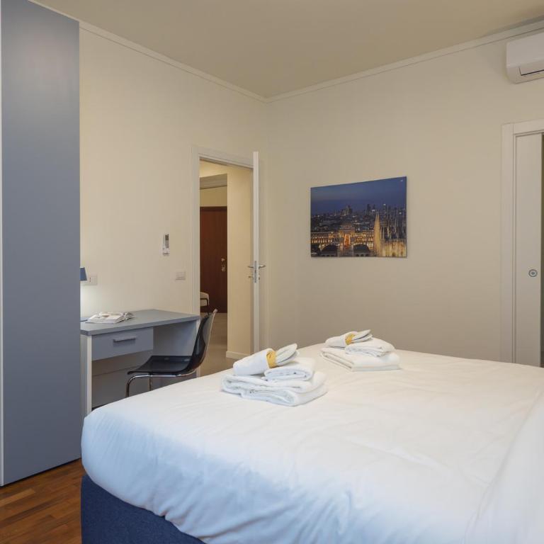 Spacious 2BDR with balcony Arco-Sempione Area, by Rentopolis - Appartamento Deluxe con 2 Camere da Letto e Vista Giardino - 28