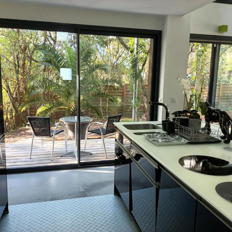 Arcachon-Moulleau Belle villa avec piscine et jardin privés - Villa 2 Chambres - 7