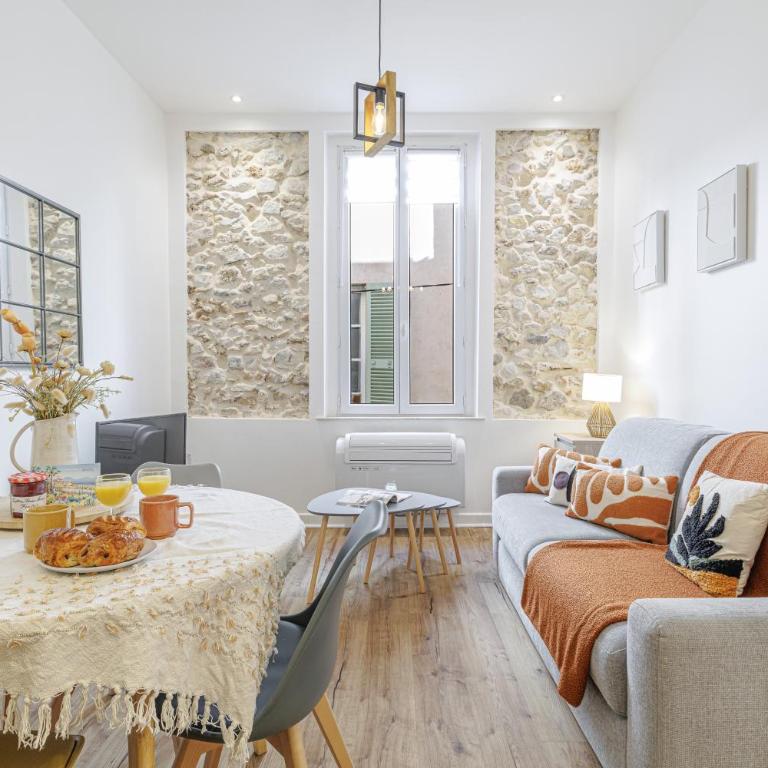 Old town Antibes Superb new flat, for 3, AC, Wi-Fi - Appartement 1 Chambre - 4