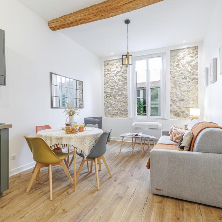 Old town Antibes Superb new flat, for 3, AC, Wi-Fi - Appartement 1 Chambre - 3