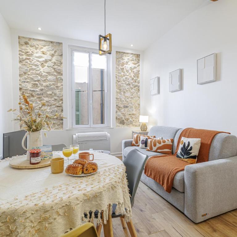 Old town Antibes Superb new flat, for 3, AC, Wi-Fi - Appartement 1 Chambre - 19