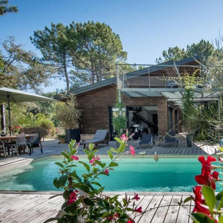 Arcachon-Moulleau Belle villa avec piscine et jardin privés - Villa 2 Chambres - 3