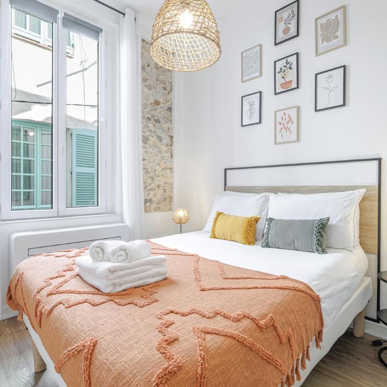 Old town Antibes Superb new flat, for 3, AC, Wi-Fi - Appartement 1 Chambre - 13