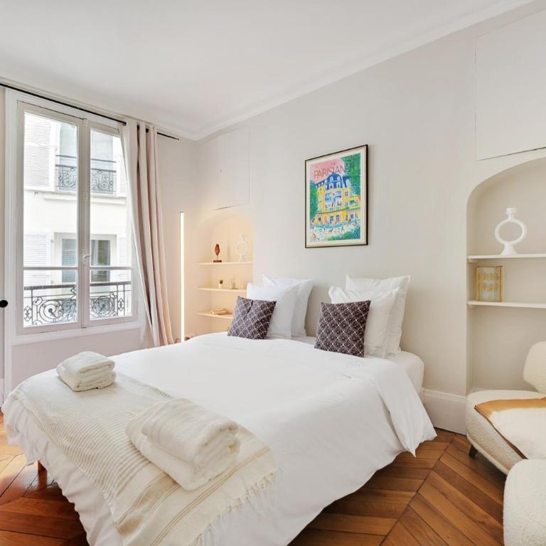 Spacieux 2P à Paris, rue Jouffroy d'Abbans proche Arc de Triomphe - Apartamento de 1 dormitorio - 9
