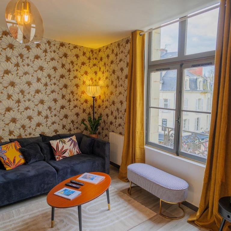 Le Cinq, Appartement de charme Place Saint Pierre Saumur - Appartement 2 Chambres - Vue sur Ville - 26