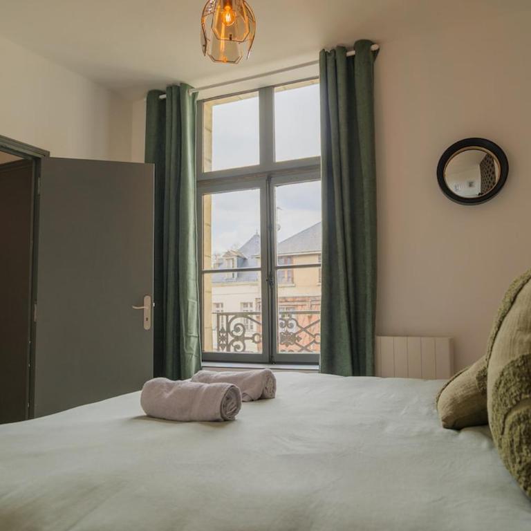 Le Cinq, Appartement de charme Place Saint Pierre Saumur - Appartement 2 Chambres - Vue sur Ville - 9
