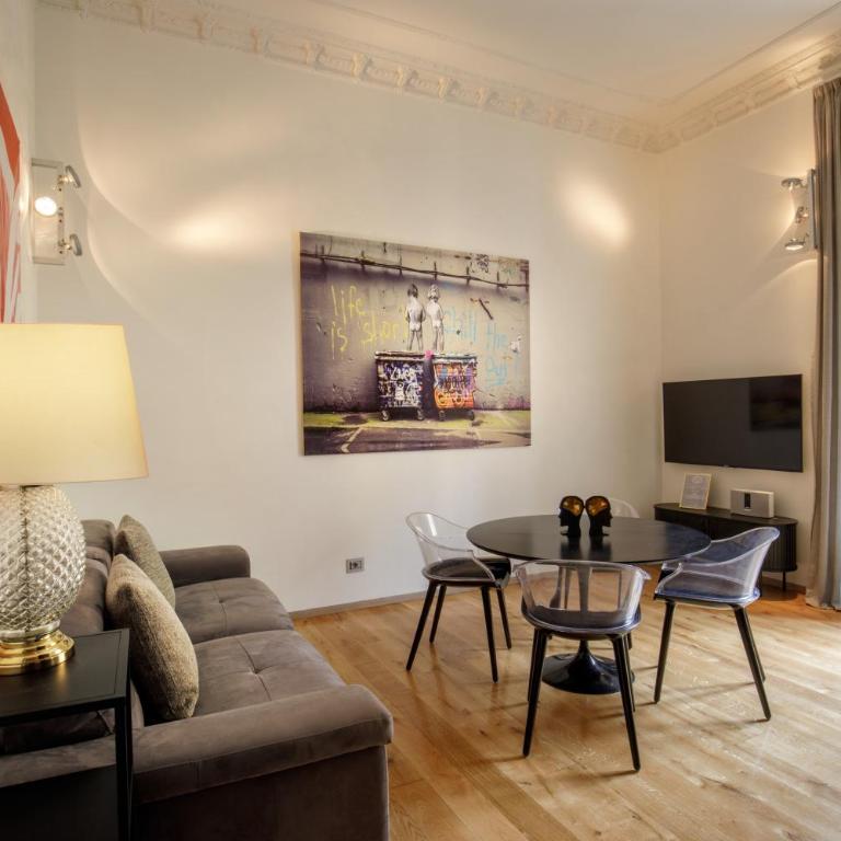 Porta Castello Charme - Apartment mit 2 Schlafzimmern und Balkon - 90