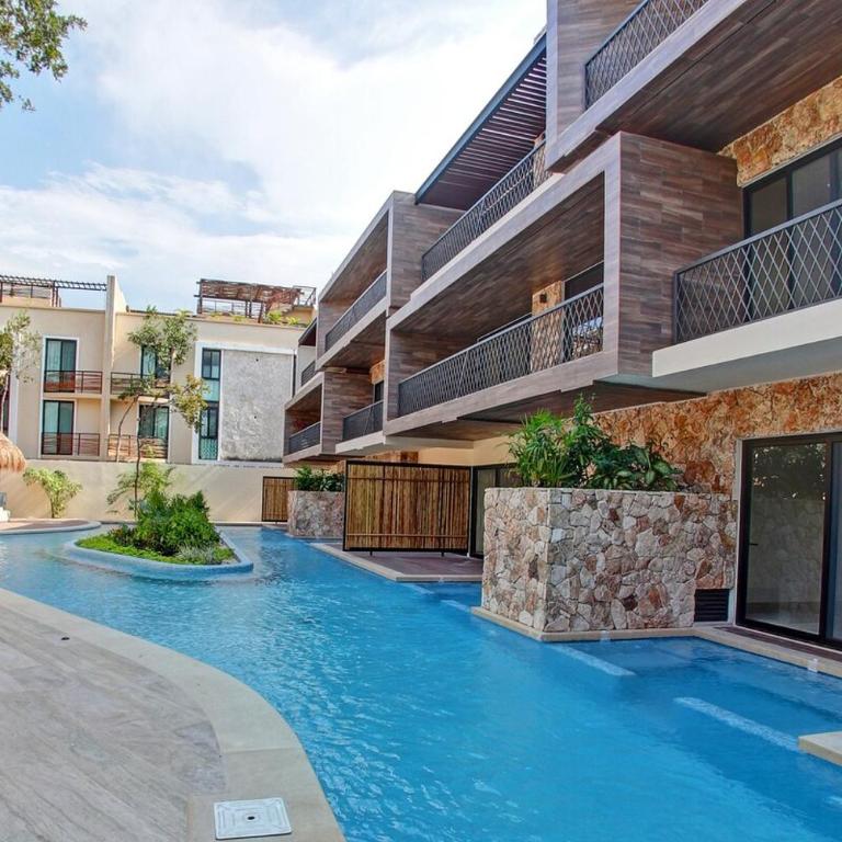 Ph 3 Bdr, Priv Pool, Barbacue in Tulum - Apartamento de 3 dormitorios - 5