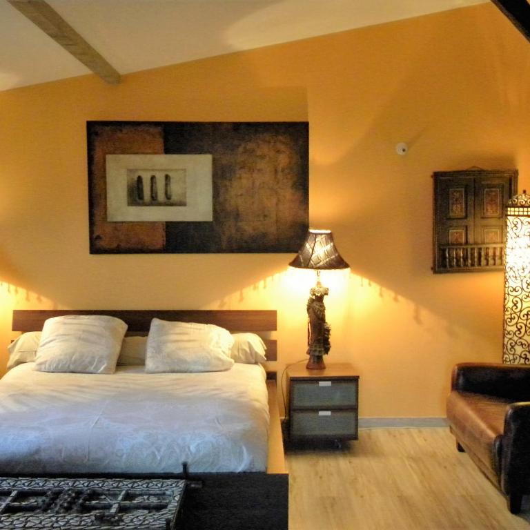 Villa Mogador Piscine et Balnéo - Suite Deluxe avec Baignoire Spa - 6