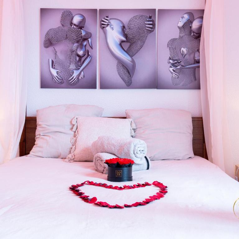 L'Ecrin d'Albi - Love Room - 1 chambre - Apartment mit 1 Schlafzimmer und Whirlpool - 34