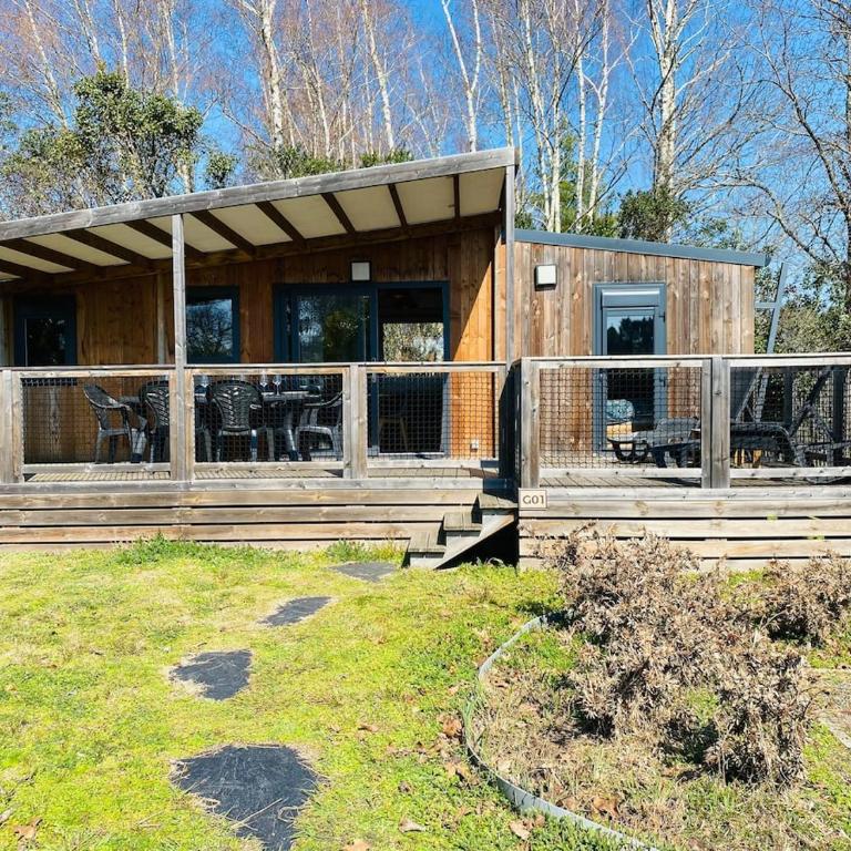 Chalet 3 chambres Bassin Arcachon - Camping- Parc aquatique - Chalet 3 Chambres - 4