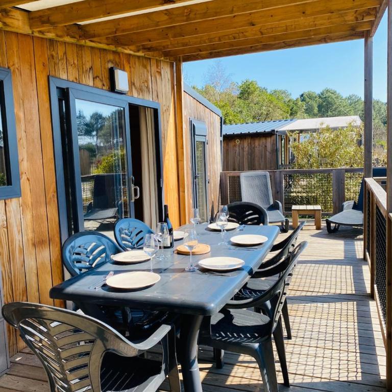 Chalet 3 chambres Bassin Arcachon - Camping- Parc aquatique - Chalet 3 Chambres - 1