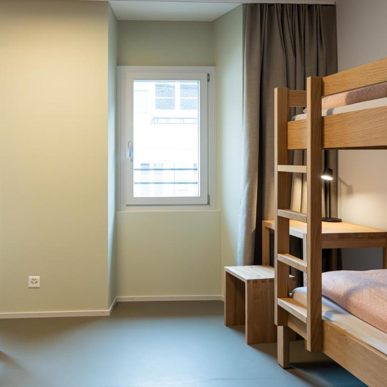 Martigny Youth Hostel - Einzelbett im Schlafsaal mit 6 Betten - 1