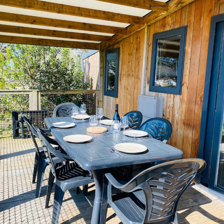 Chalet 3 chambres Bassin Arcachon - Camping- Parc aquatique - Chalet 3 Chambres - 7
