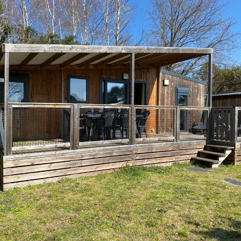Chalet 3 chambres Bassin Arcachon - Camping- Parc aquatique - Chalet 3 Chambres - 3