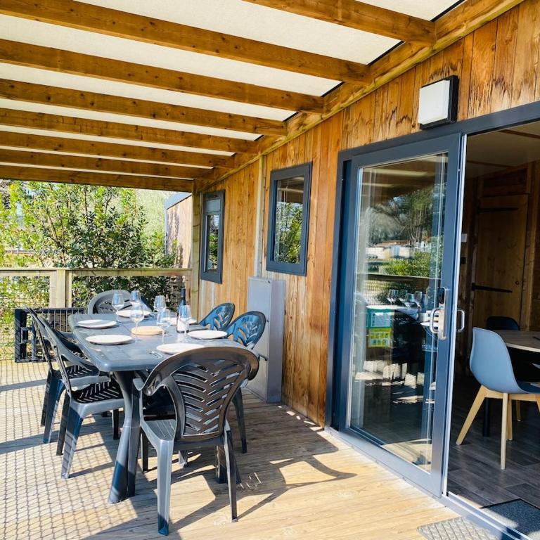 Chalet 3 chambres Bassin Arcachon - Camping- Parc aquatique - Chalet 3 Chambres - 8