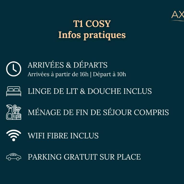 Appartement T1 cosy- terrasse - parking gratuit - Appartamento con 1 Camera da Letto - 12