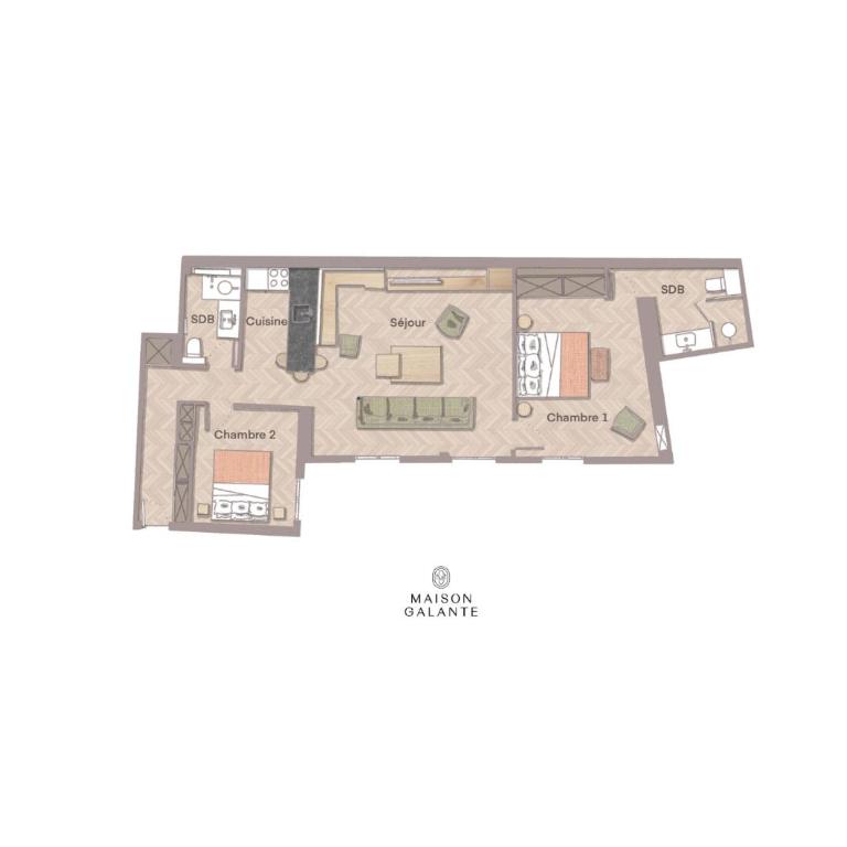 Maison Galante - Serviced Apartments in Champs-Elysées - Two-Bedroom Apartment - 24