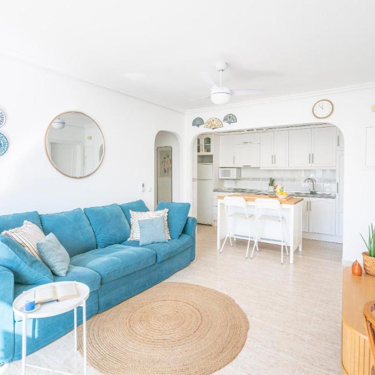 Apartamento ROSA del MAR Playas de Vera Ático en Primera Línea de Playa Piscina al Aire Libre Aparcamiento Gratuito WiFi Muy Rápido Acogedor con Calefacción - Appartement 2 Chambres - 36