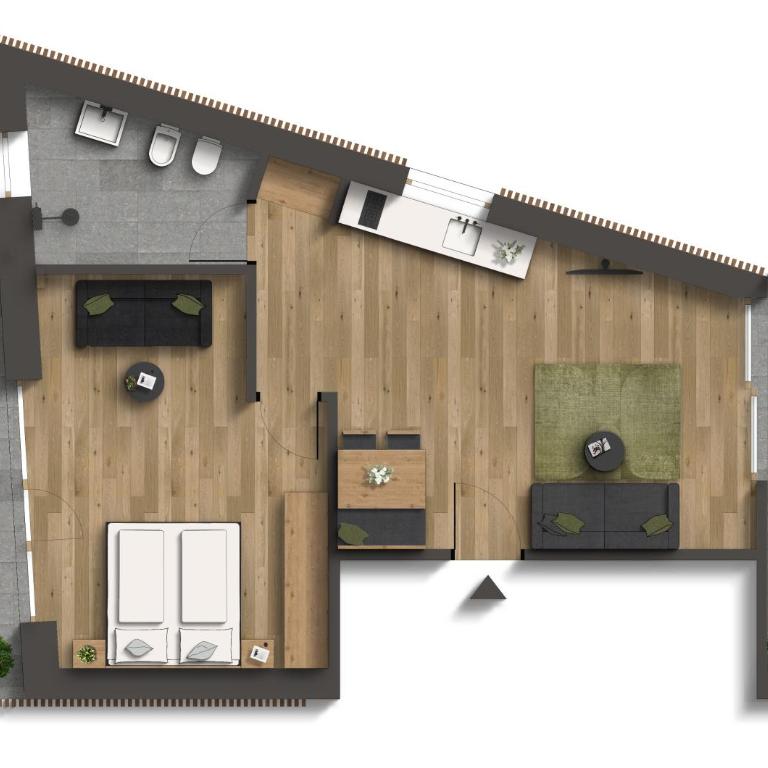 B&B Boutiquehotel Clara - Appartamento Premium con Balcone e Vista Montagna - 8