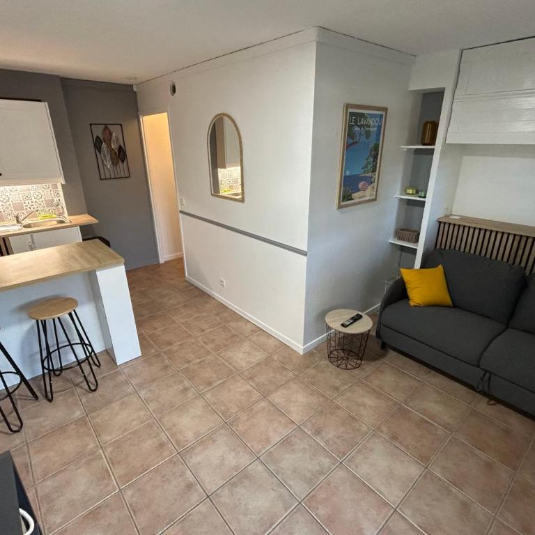 T2 with Sea View - Domaine de la Pinède - Heated Pool - One-Bedroom Apartment - 12