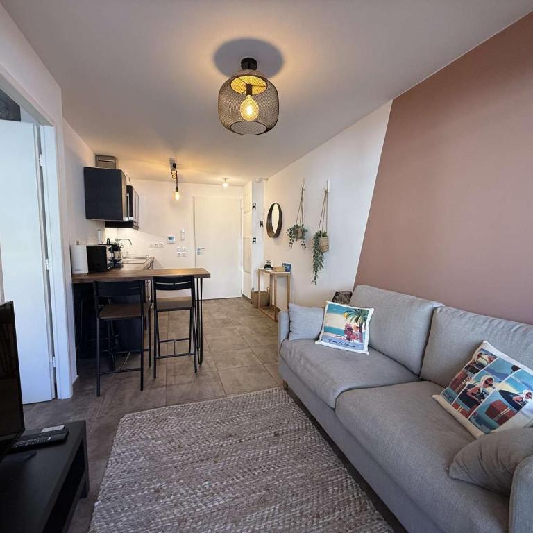 T2 centre ville/Plage/Commerces/Clim - Apartamento de 1 dormitorio con balcón - 5