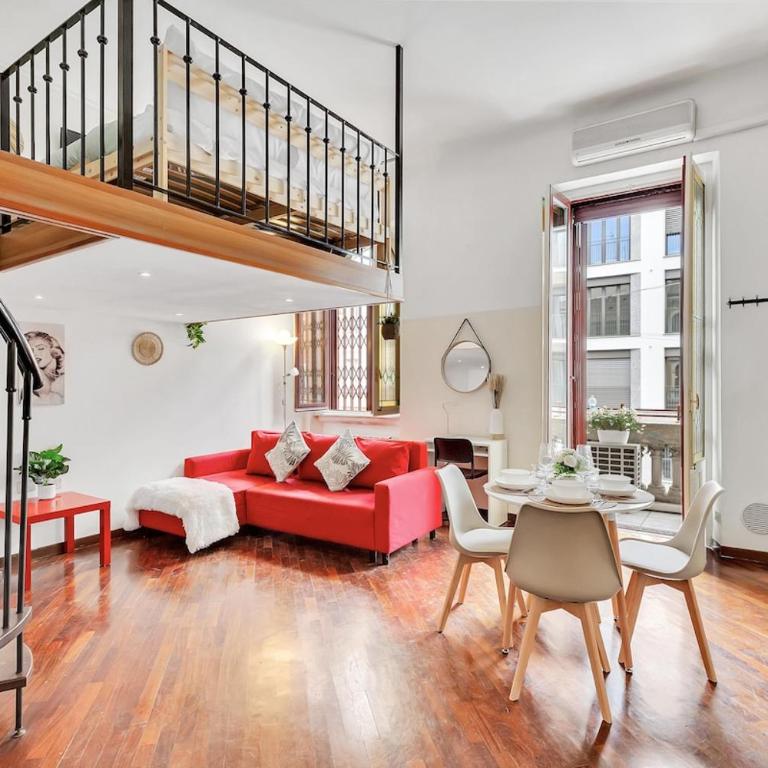 Loft 4 Posti Letto, Duomo 15' - Linate 15' Metro M4 - Appartamento con 2 Camere da Letto - 1