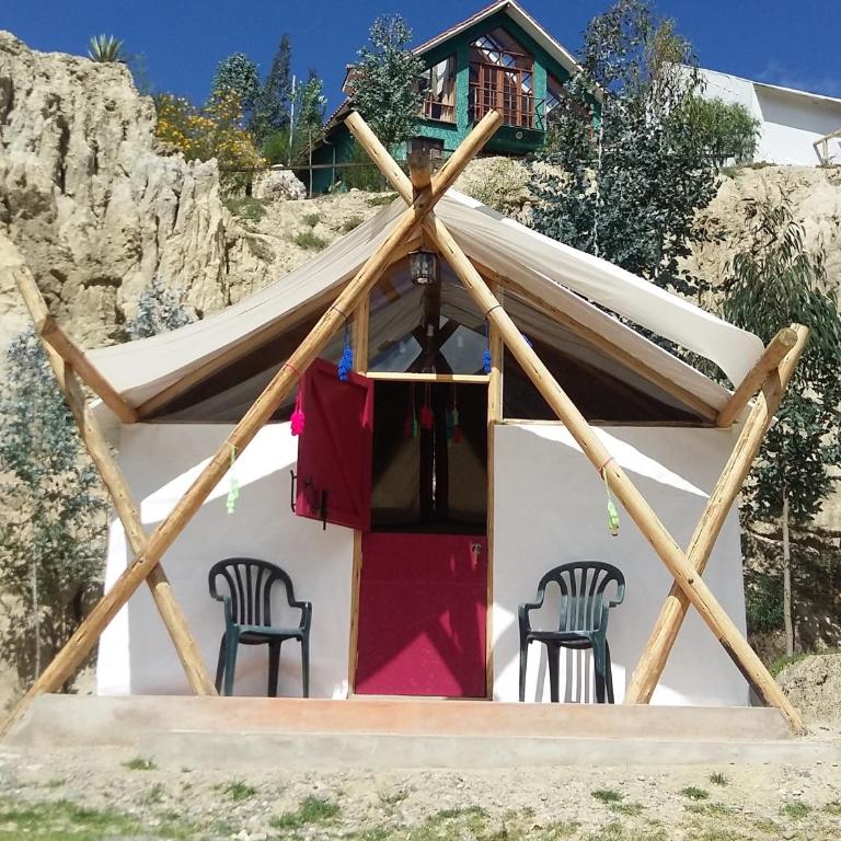 Colibrí Eco Lodge & Camping - Habitación Familiar con vistas a la montaña - 4