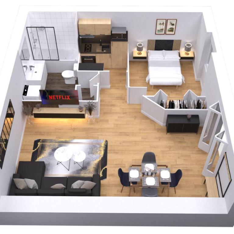 Escapade à 10mn à pied du centre Élégant & Moderne - Apartment mit 1 Schlafzimmer - 10