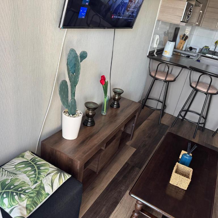 Departamento frente al metro comuna de Recoleta - Apartamento Superior de 1 dormitorio con balcón - 4