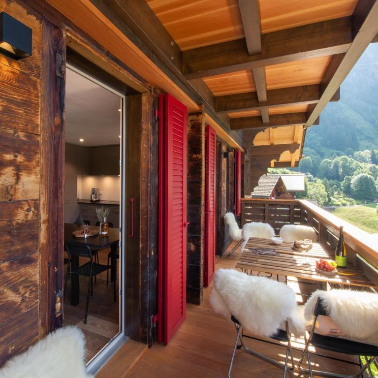 Chalet Rubi - Premium Apartment mit 3 Schlafzimmern und Balkon - 30