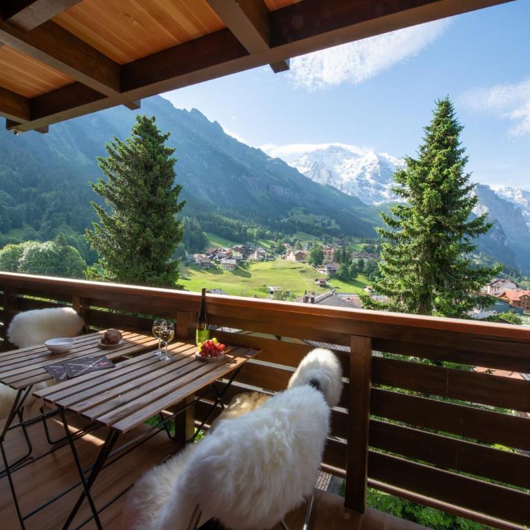 Chalet Rubi - Premium Apartment mit 3 Schlafzimmern und Balkon - 31