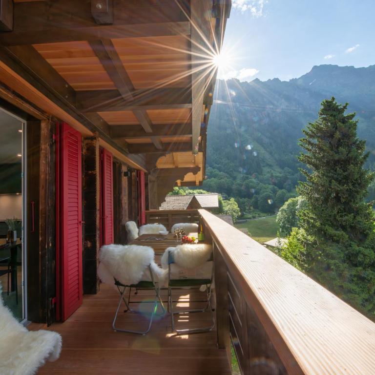 Chalet Rubi - Premium Apartment mit 3 Schlafzimmern und Balkon - 36