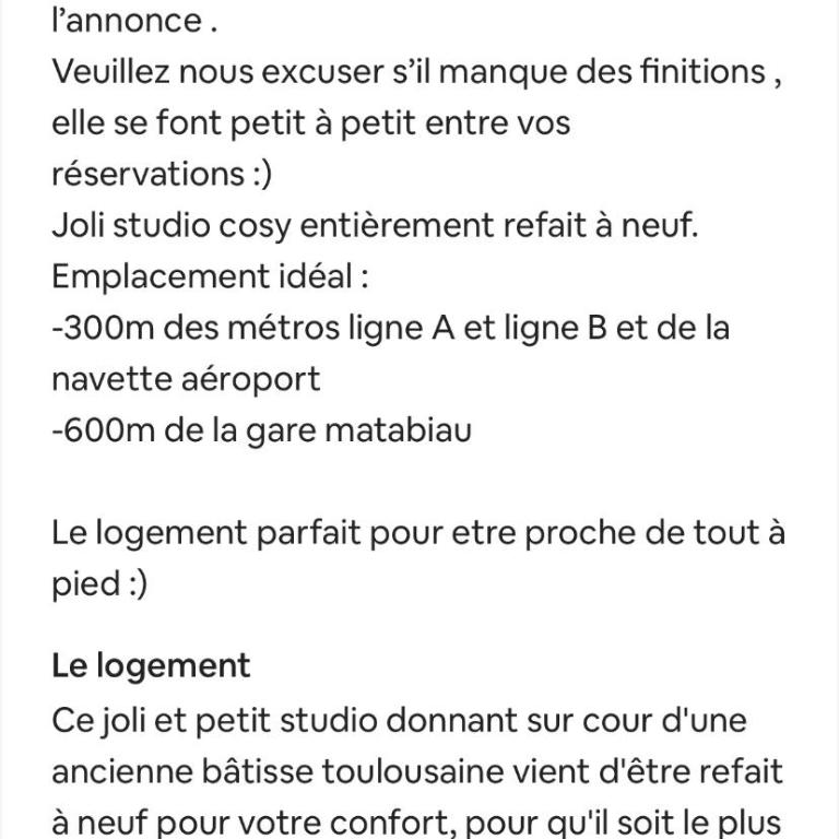 Toulouse Hyper centre - Appartement 1 Chambre - 8
