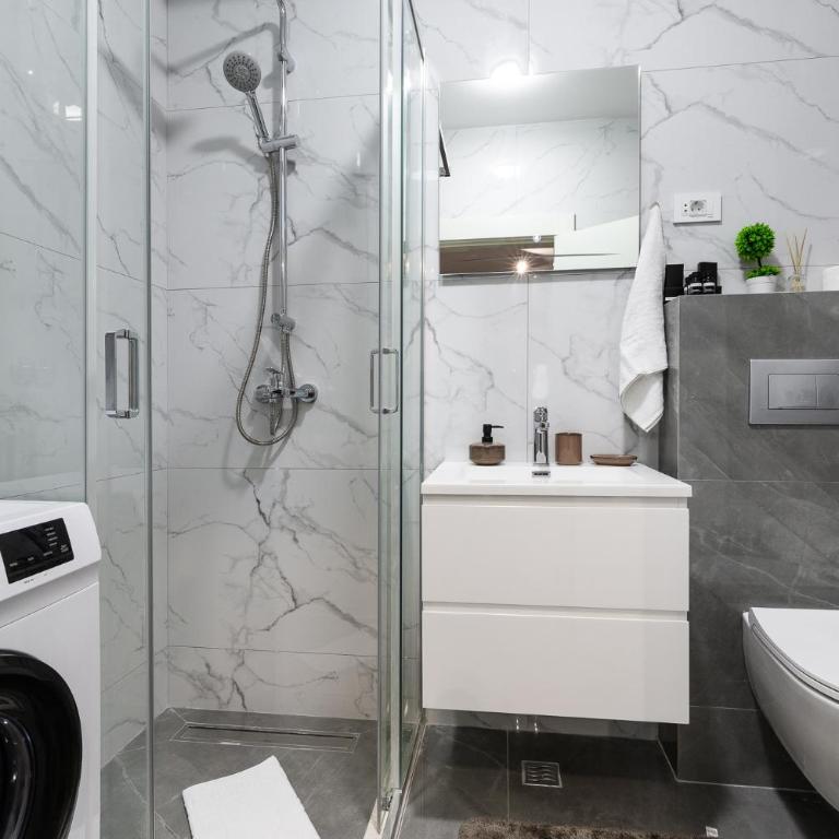 Warm-colored stylish apartment - Apartman sa 1 Spavaćom Sobom - 9