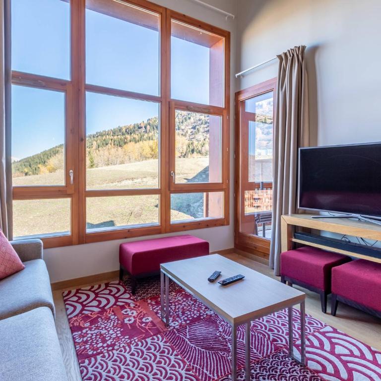Superbe apt 4 pièces avec piscine, spa, salle de fitness, parking et WIFI inclus aux Arcs 1800 - FR-1-352-45 - Appartement (6 Adultes) - 1