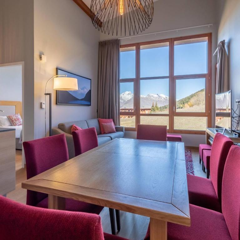 Superbe apt 4 pièces avec piscine, spa, salle de fitness, parking et WIFI inclus aux Arcs 1800 - FR-1-352-45 - Appartement (6 Adultes) - 4