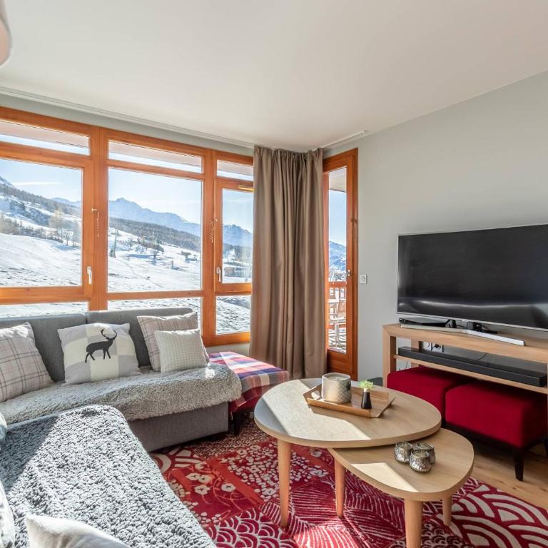 Appartement moderne 4 pièces avec piscine, spa, parking et accès direct aux pistes - FR-1-352-65 - Appartement (6 Adultes) - 3